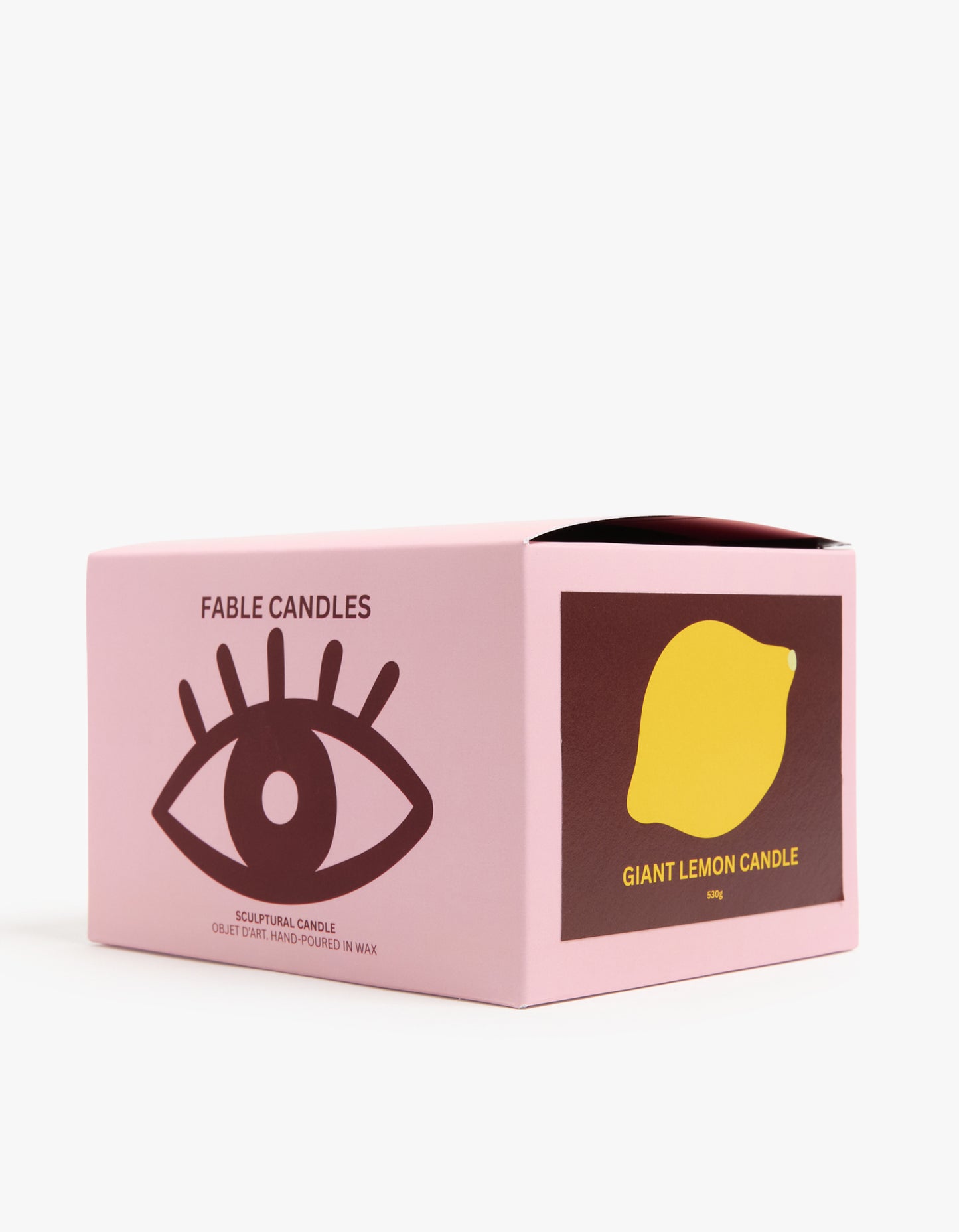 Giant Lemon Candle - Yellow