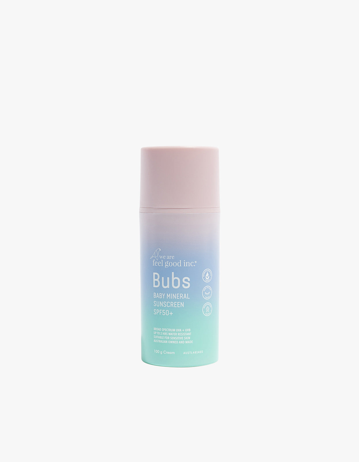 Bubs Baby Mineral Sunscreen SPF50+ 100G