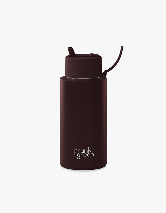 34Oz Flipstraw Reusable Bottle - Chocolate