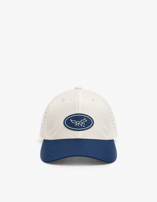Chasing The Fox X Superette Cap - Ivory/Blue