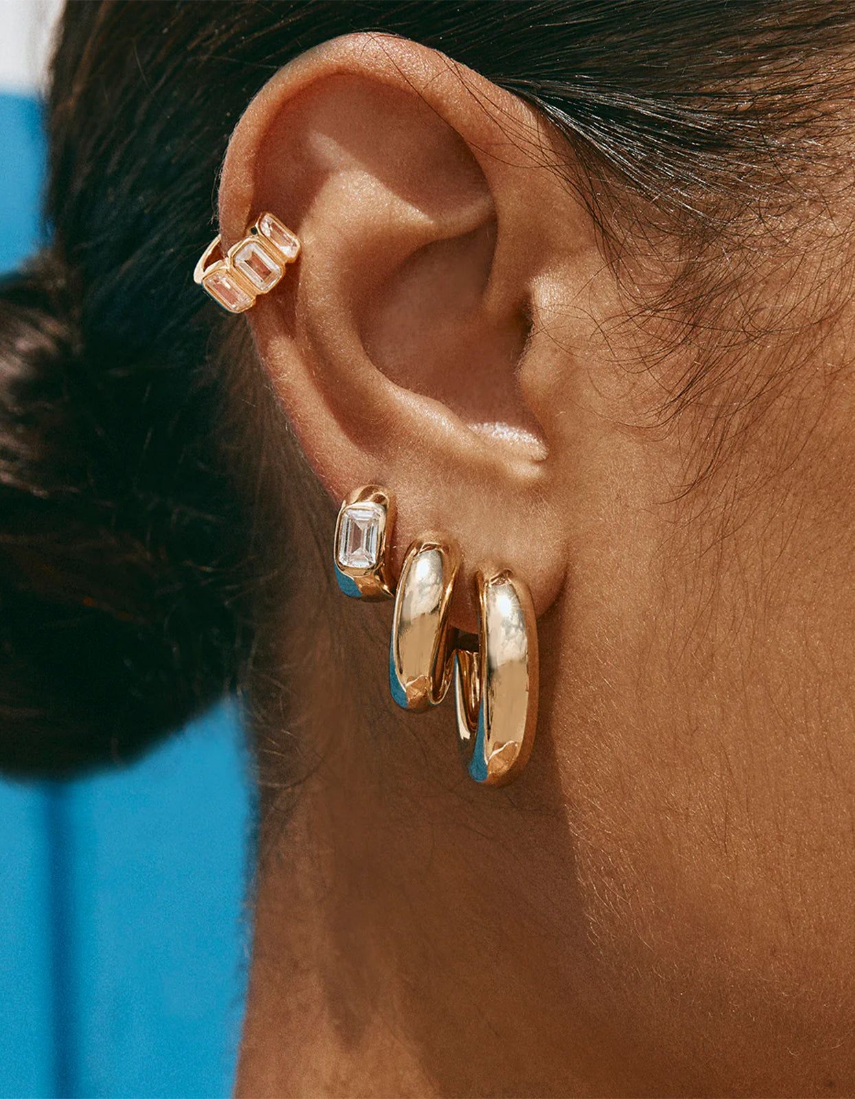 Blanc Chubby Huggies - Gold