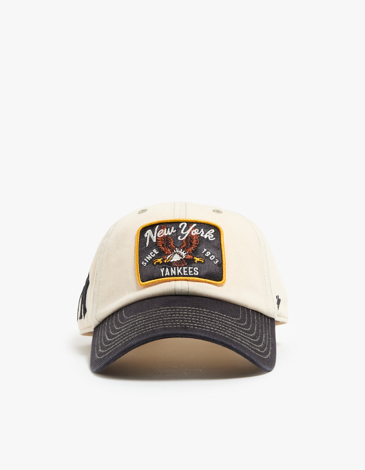 New York Yankees Keepsake '47 CLEAN UP Cap - Natural/Black