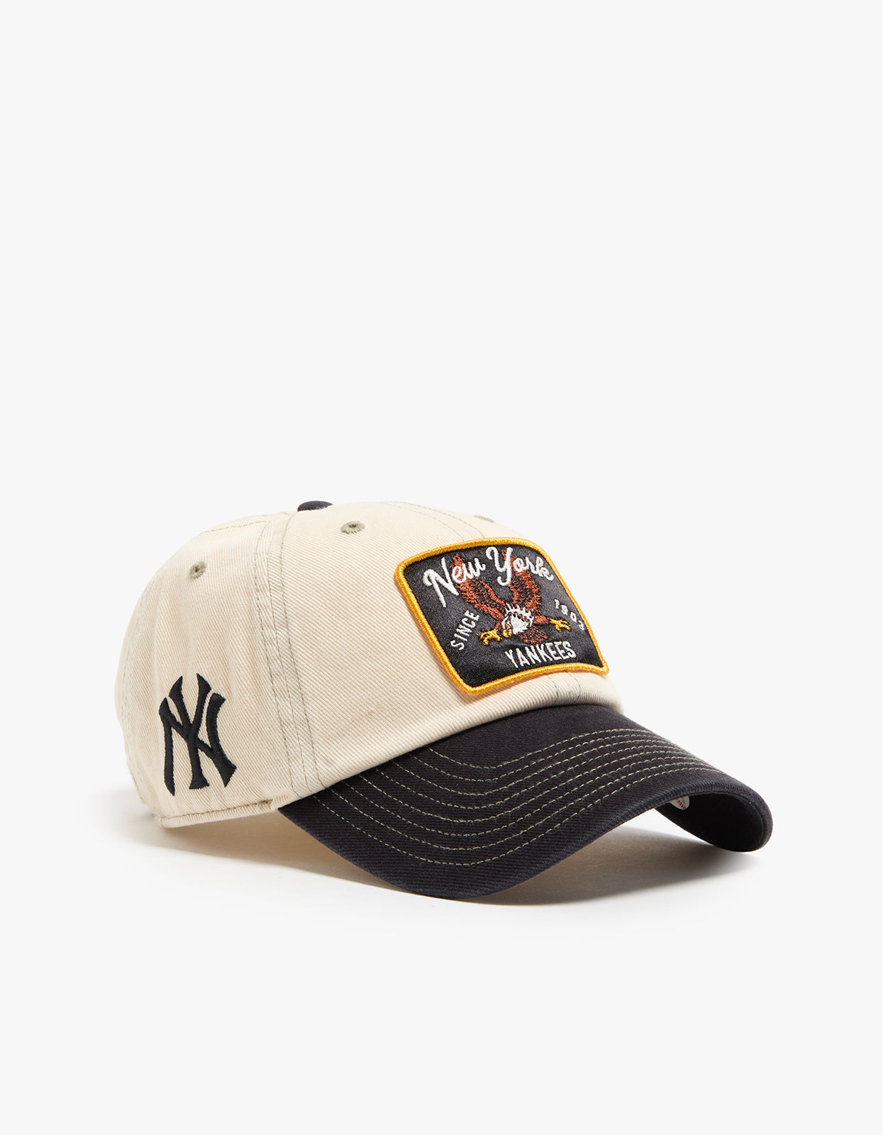 New York Yankees Keepsake '47 CLEAN UP Cap - Natural/Black