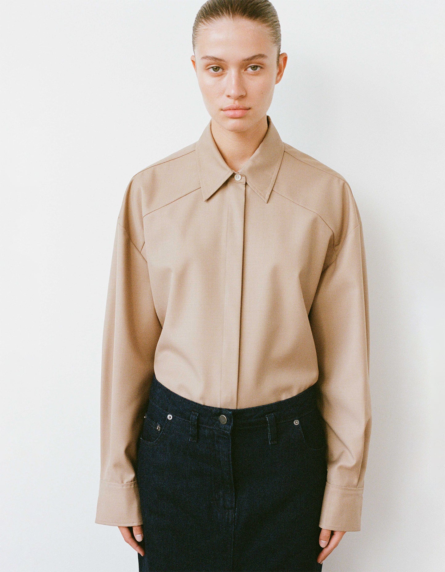 The Margot Shirt - Porcini