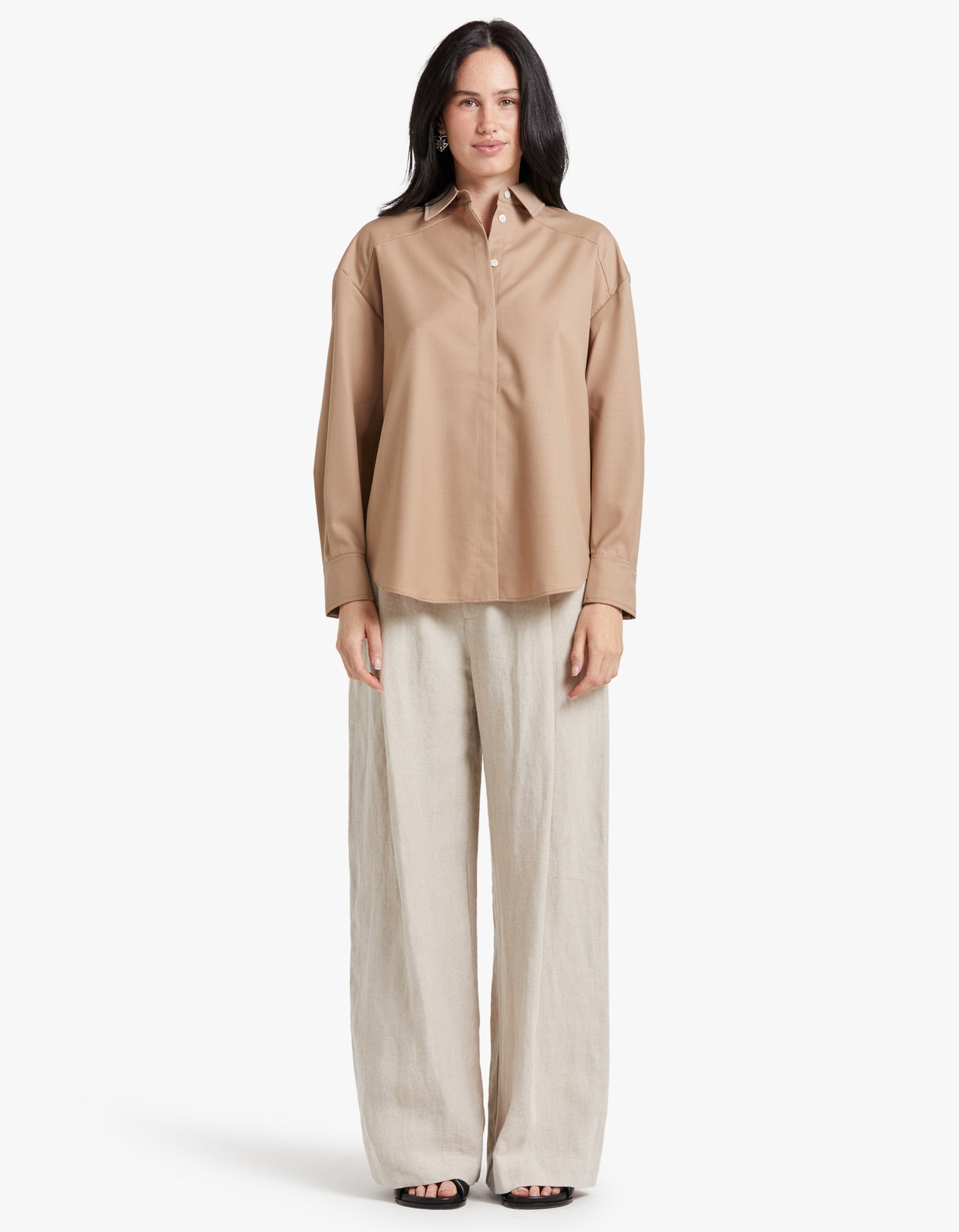 The Margot Shirt - Porcini