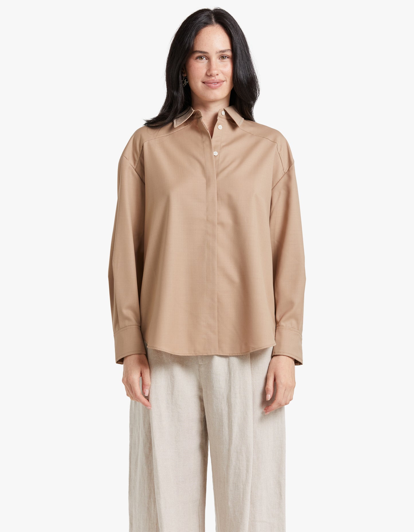 The Margot Shirt - Porcini