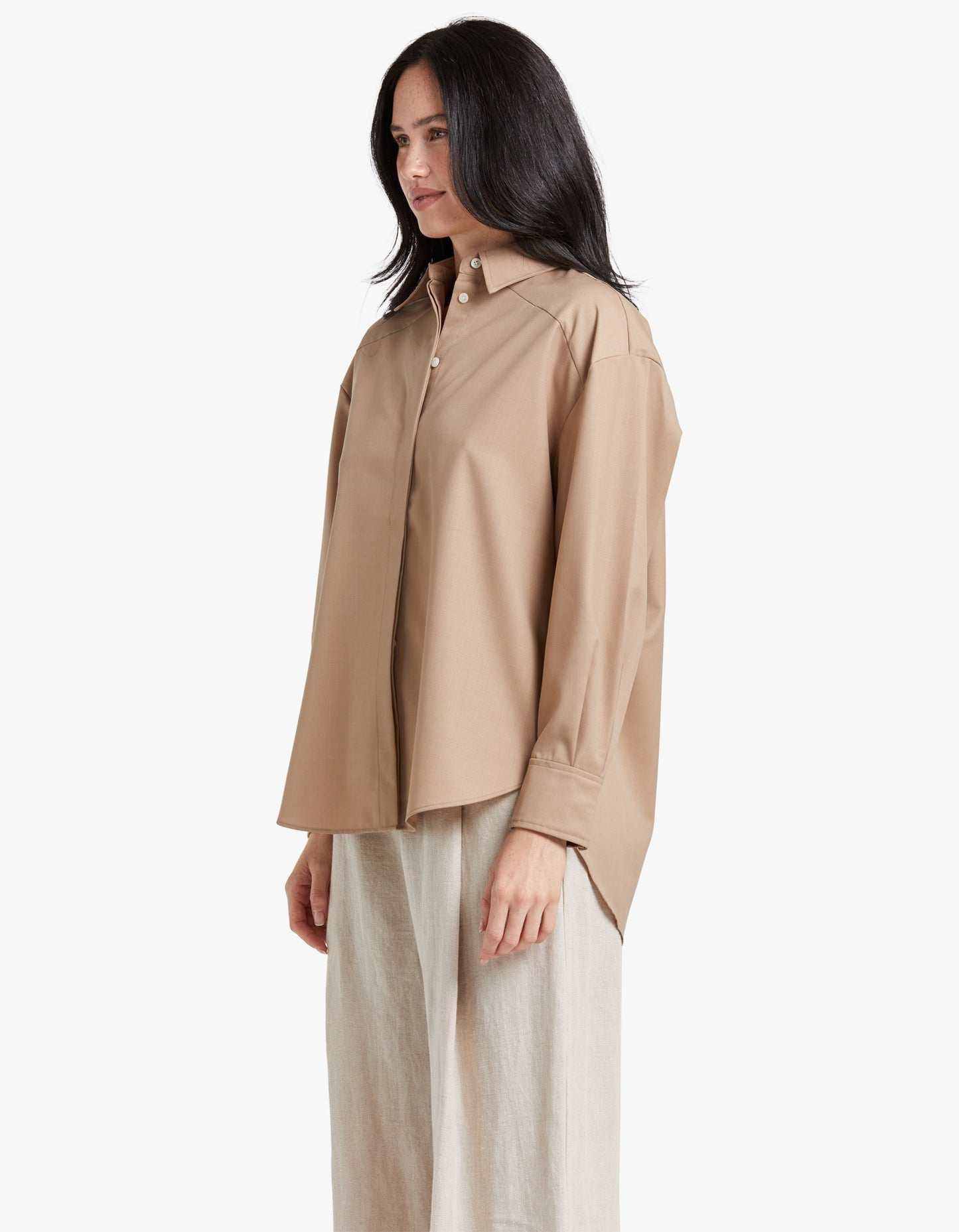The Margot Shirt - Porcini