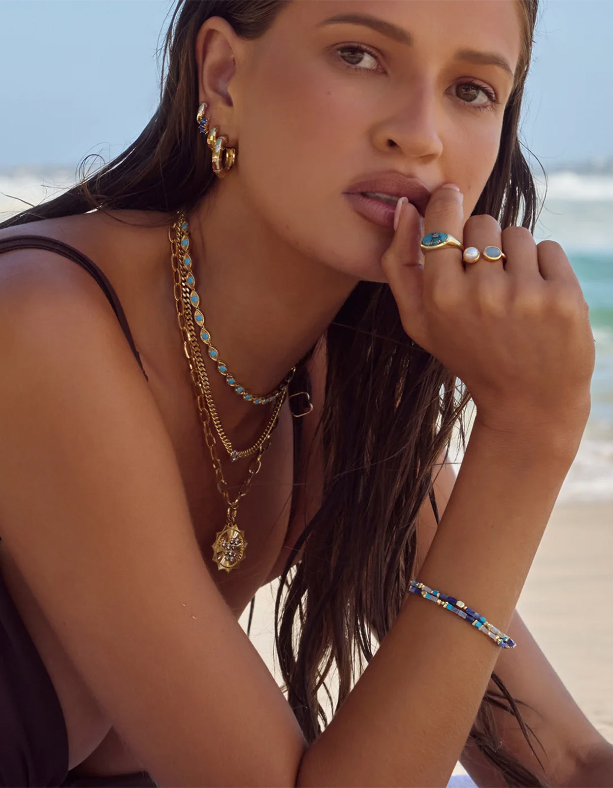 Blue Grotto Bracelett - Gold