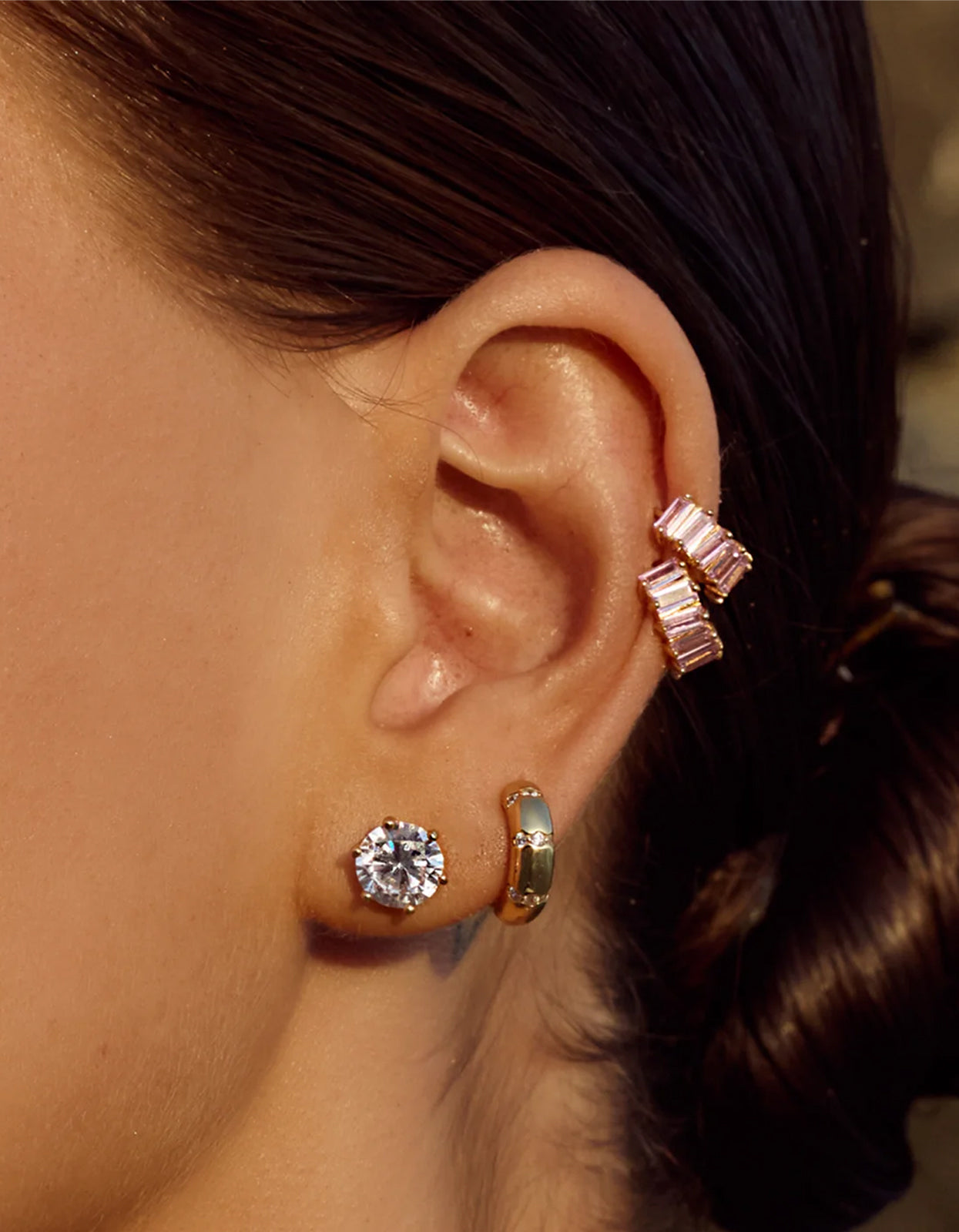 Celeste Cocktail Studs - Gold