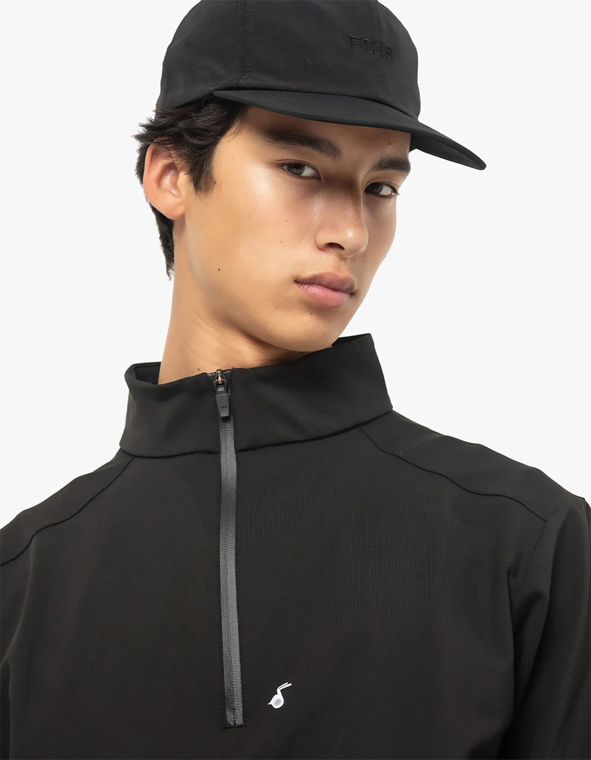 MidRange Quarter Zip - Black