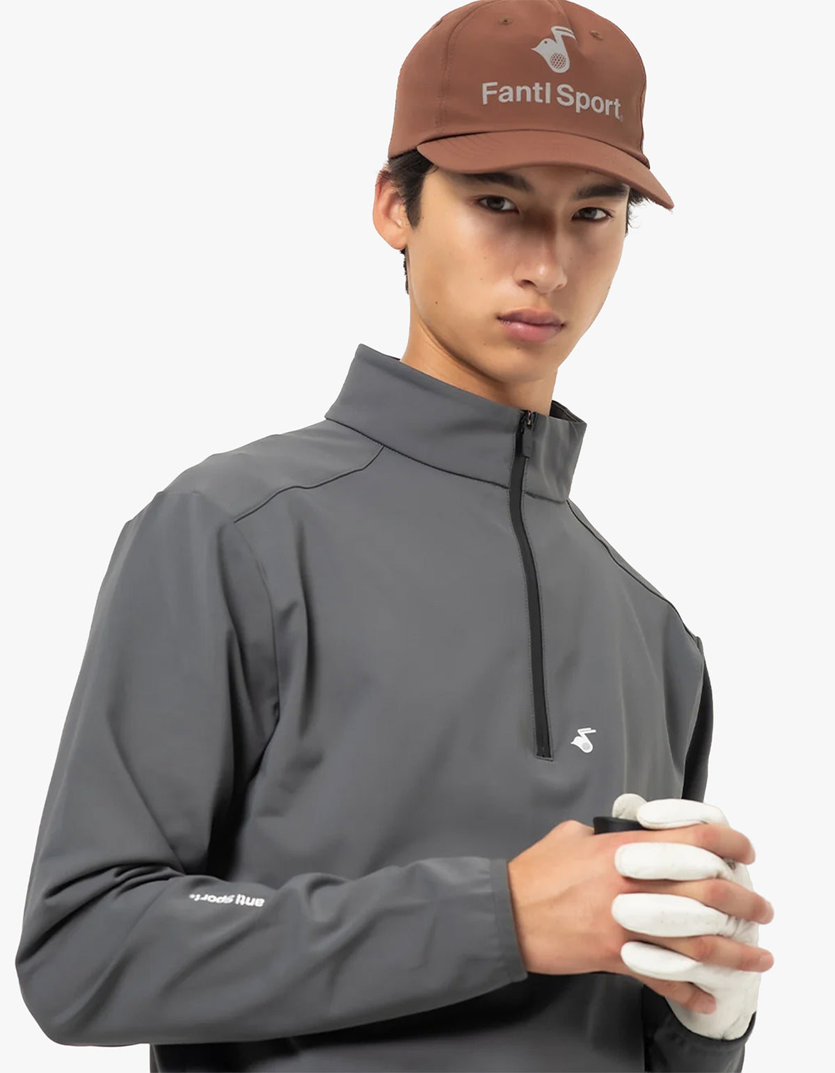 MidRange Quarter Zip - Slate Grey