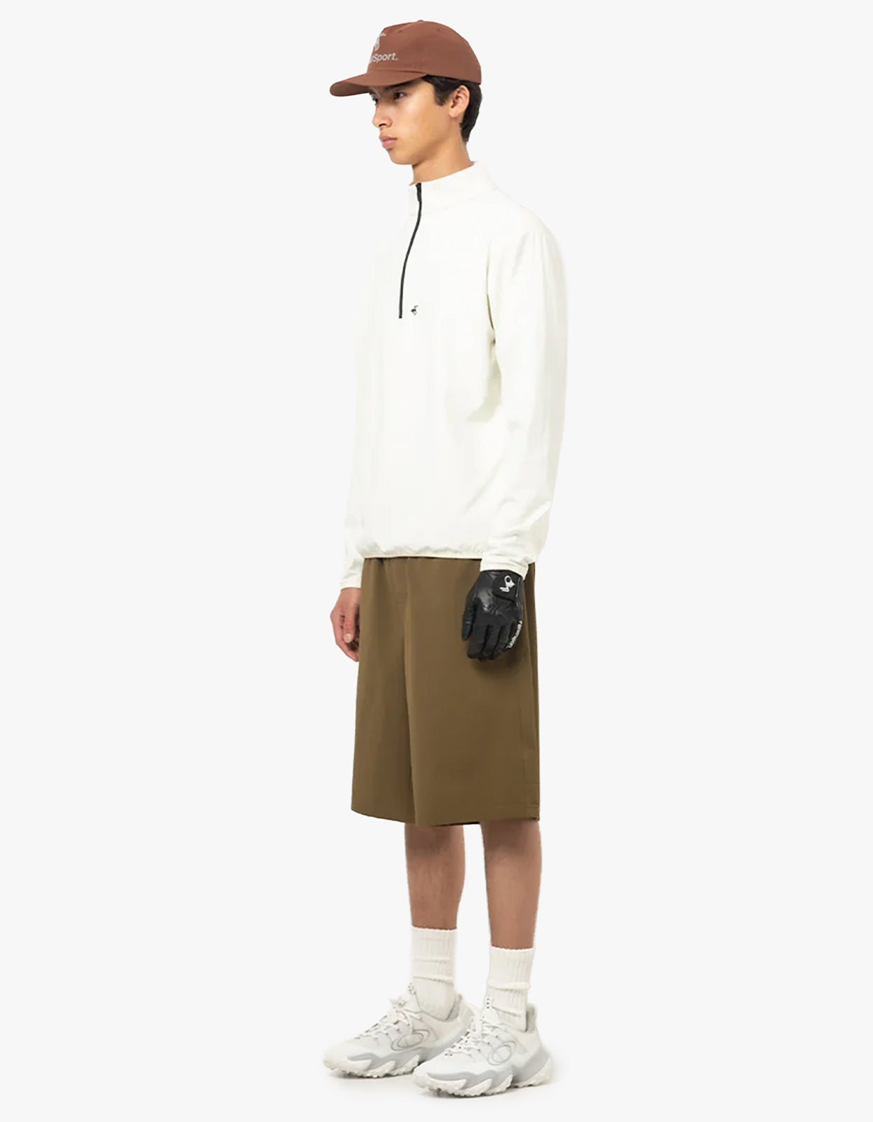 MidRange Quarter Zip - Cream