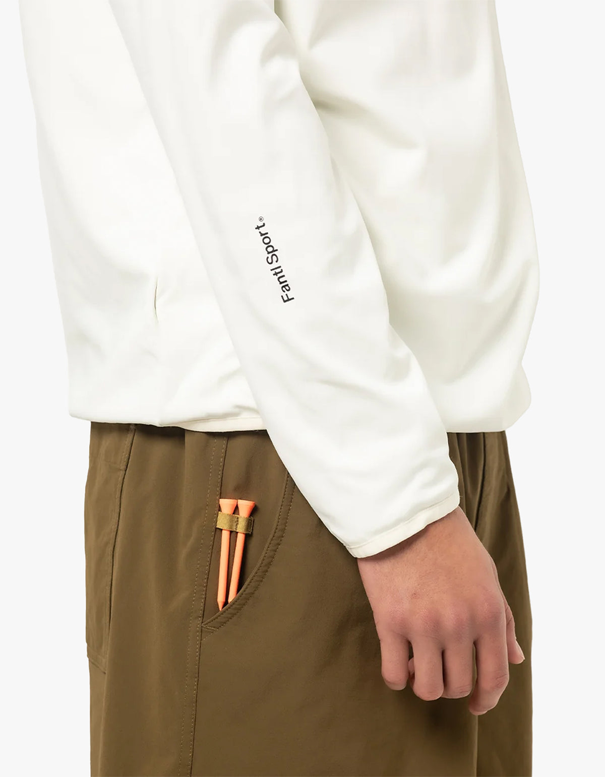 MidRange Quarter Zip - Cream