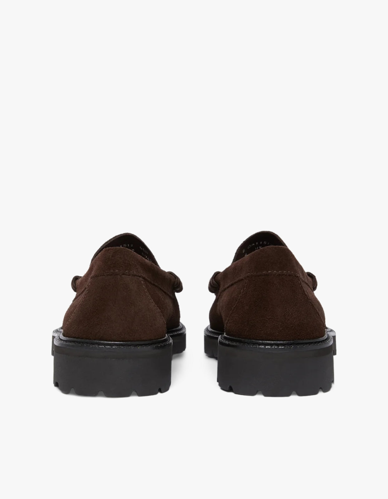 Mens Weejun 90s Larson Suede Loafers - Chocolate Suede