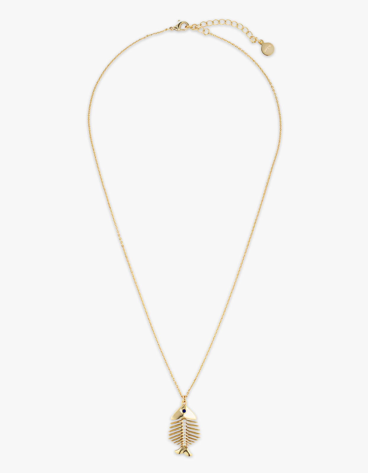Pesce Fish Necklace - Gold