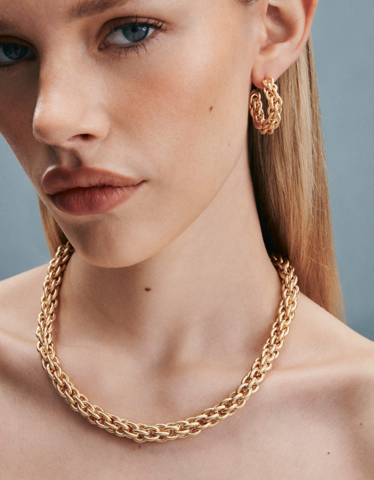 Tangled Chain Necklace - Gold