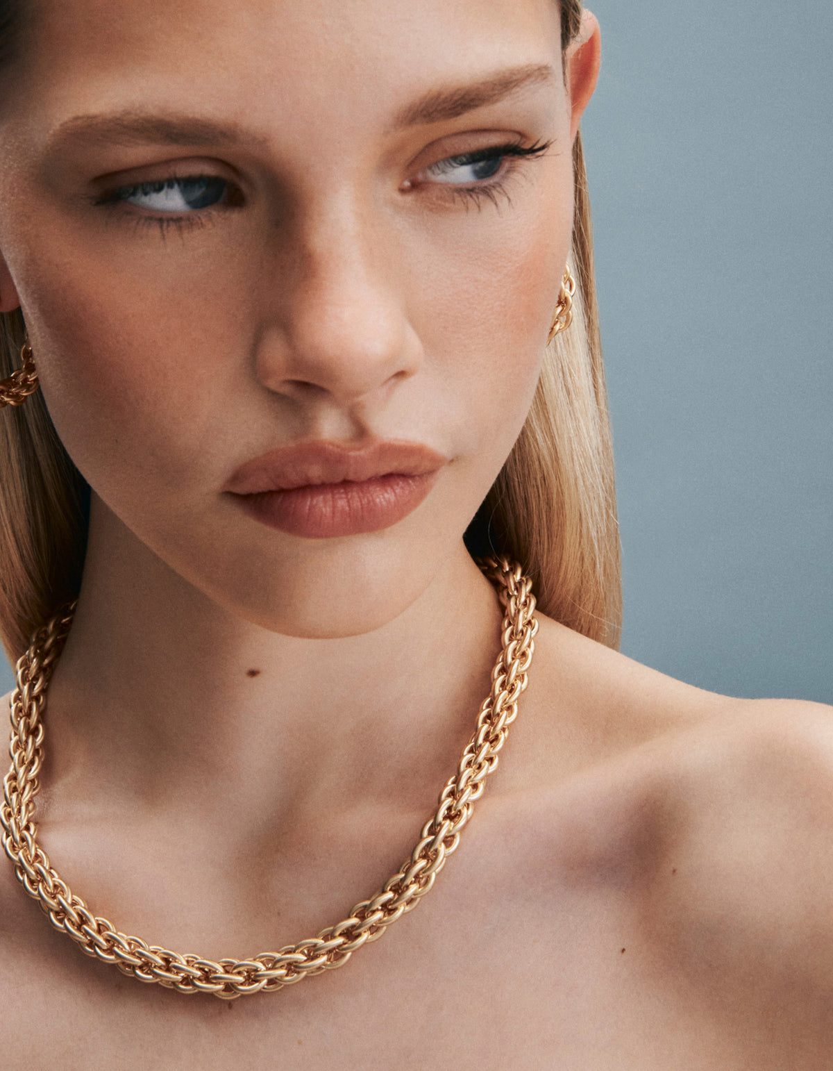 Tangled Chain Necklace - Gold