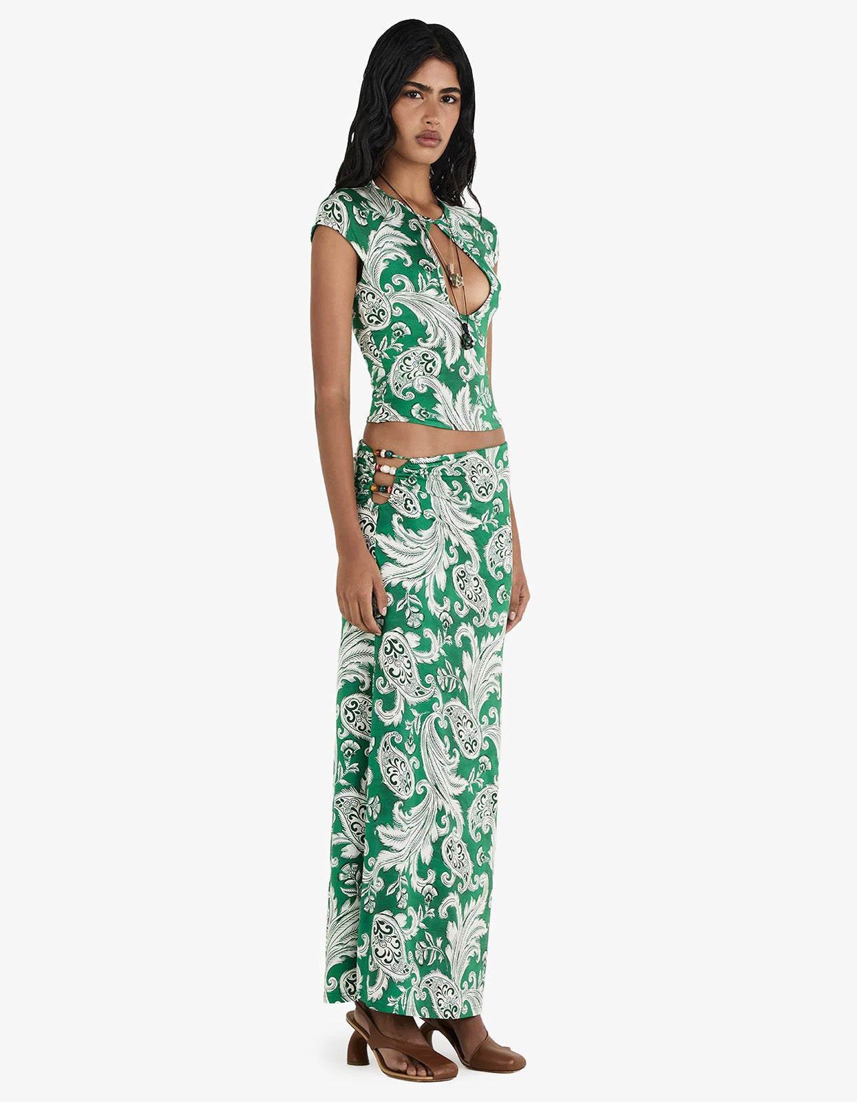 Nola Top - Royal Paisley