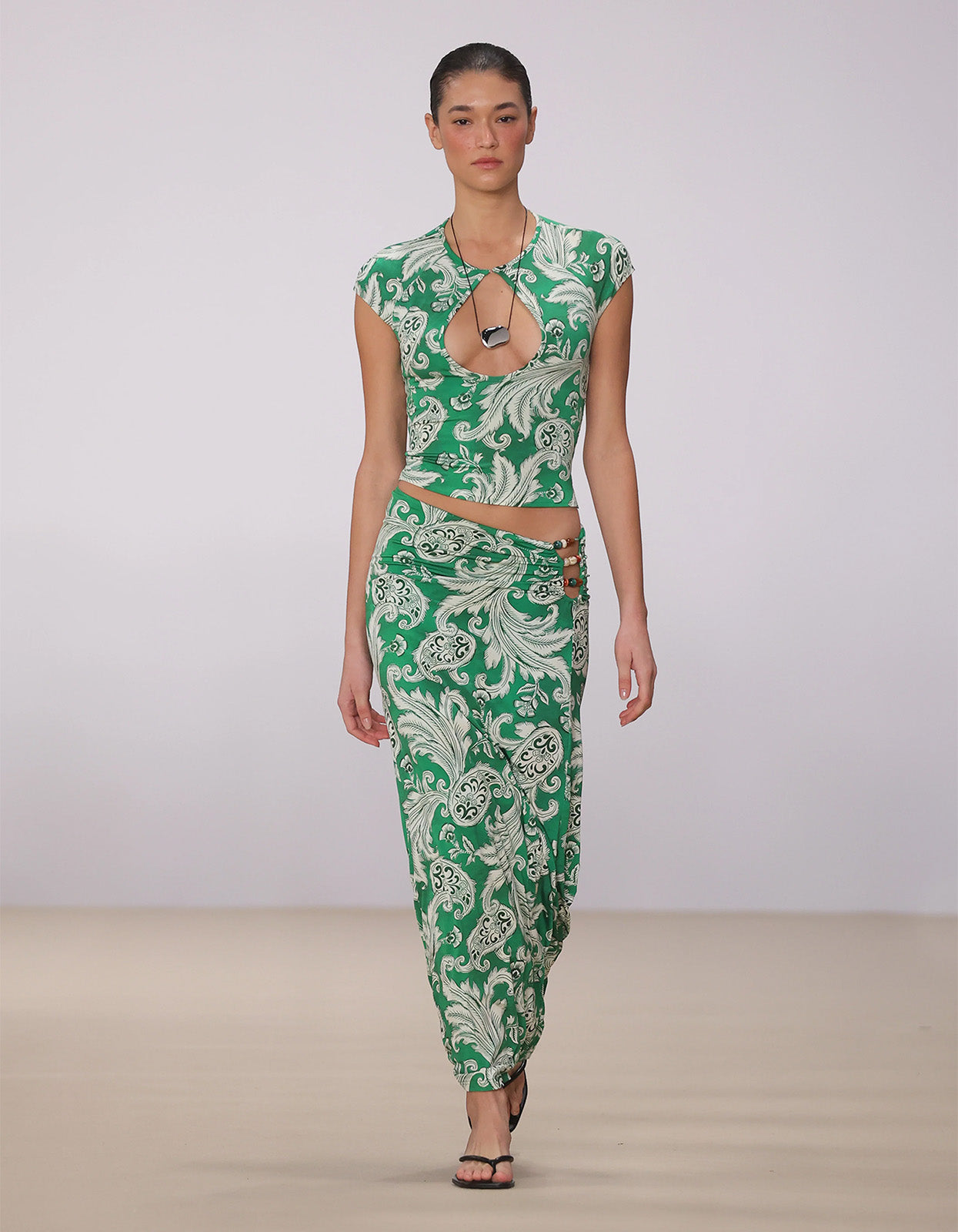 Nola Top - Royal Paisley