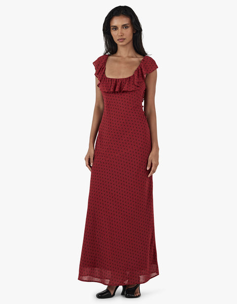 Hazel Bias Dress - Samba Polka – Superette