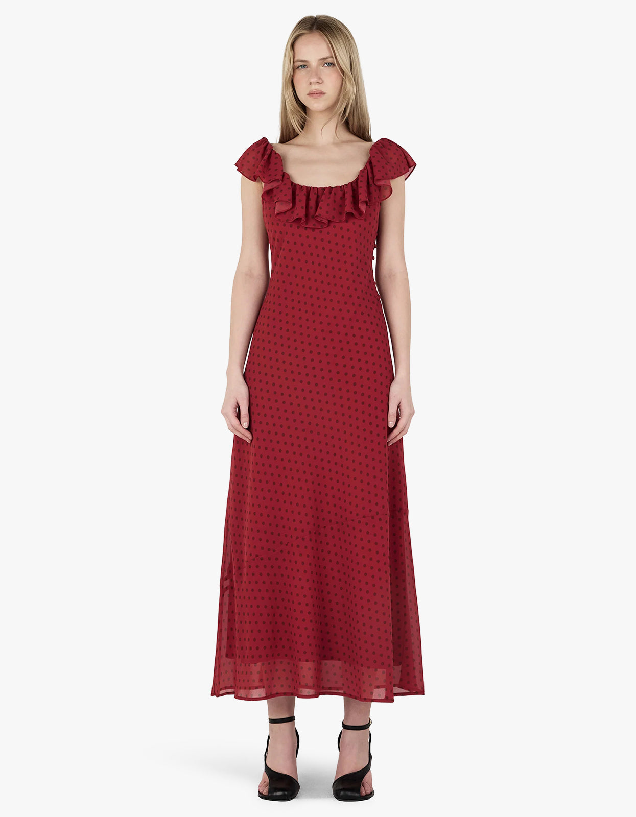 Hazel Bias Dress - Samba Polka