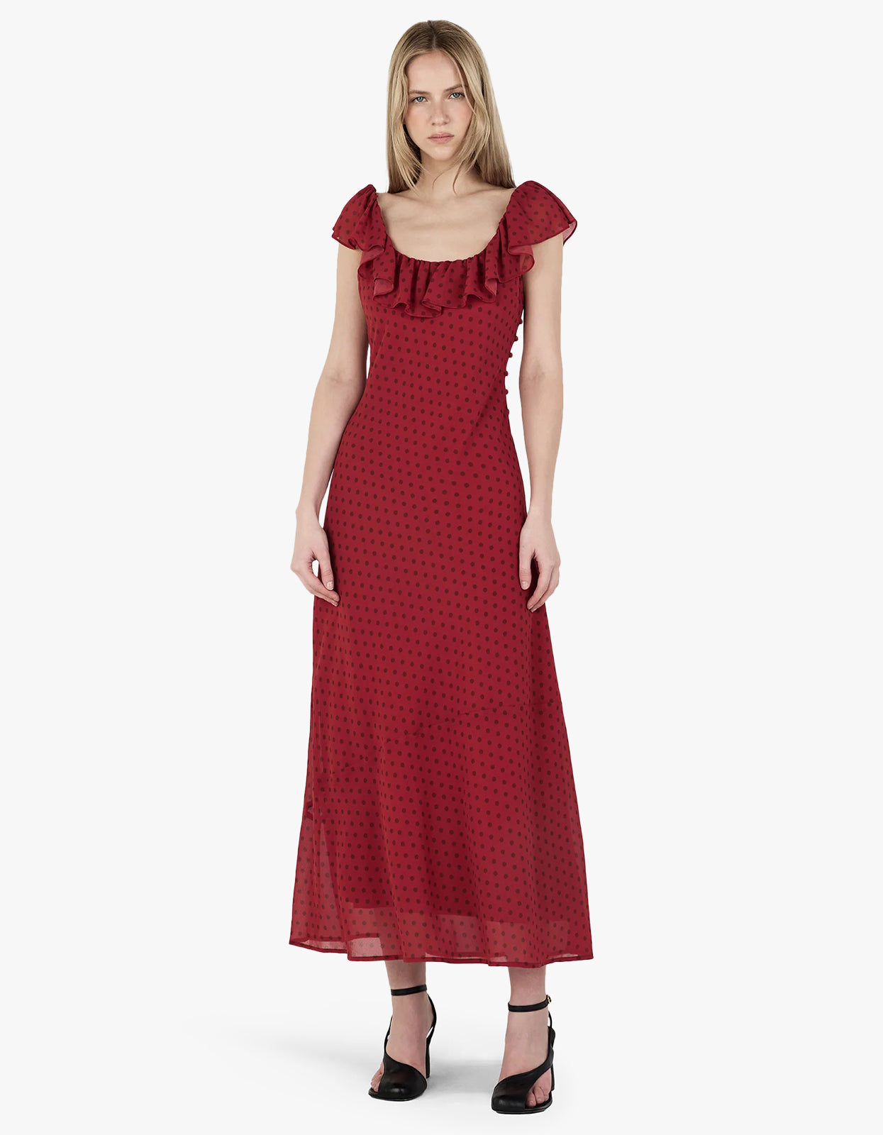 Hazel Bias Dress - Samba Polka