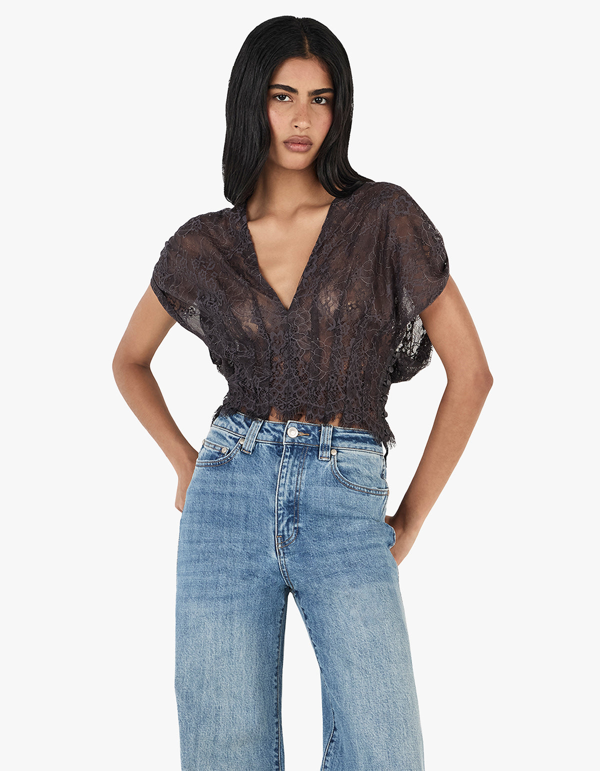Ruby Top - Charcoal