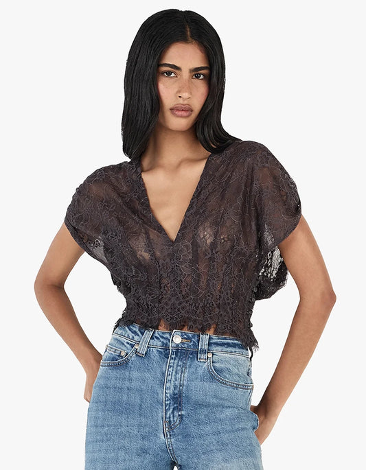 Ruby Top - Charcoal