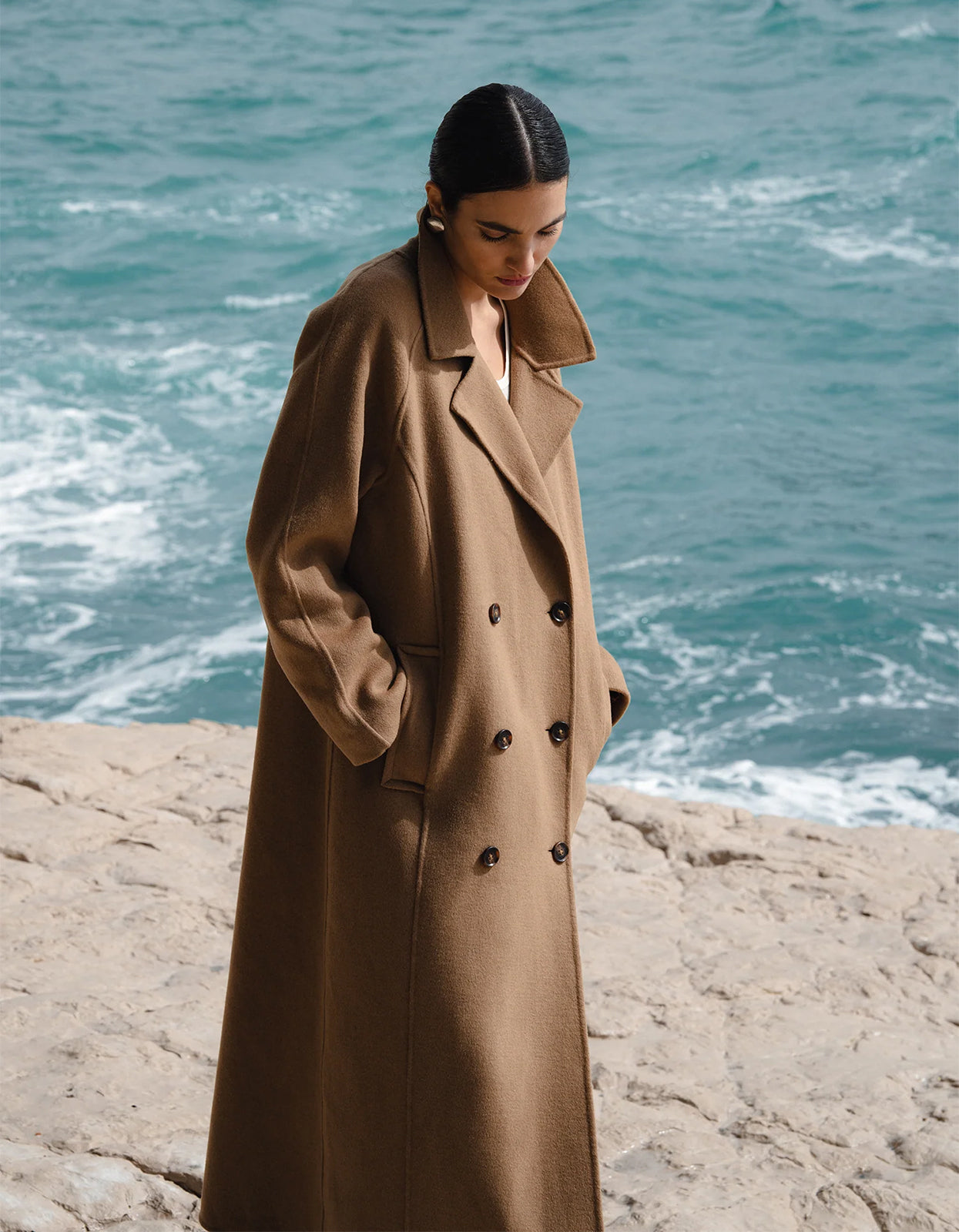 Matthews Wool Coat - Tan