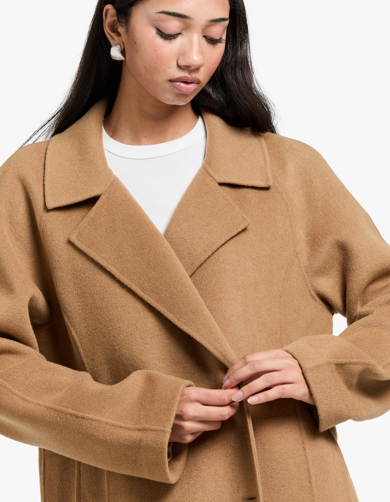 Matthews Wool Coat - Tan