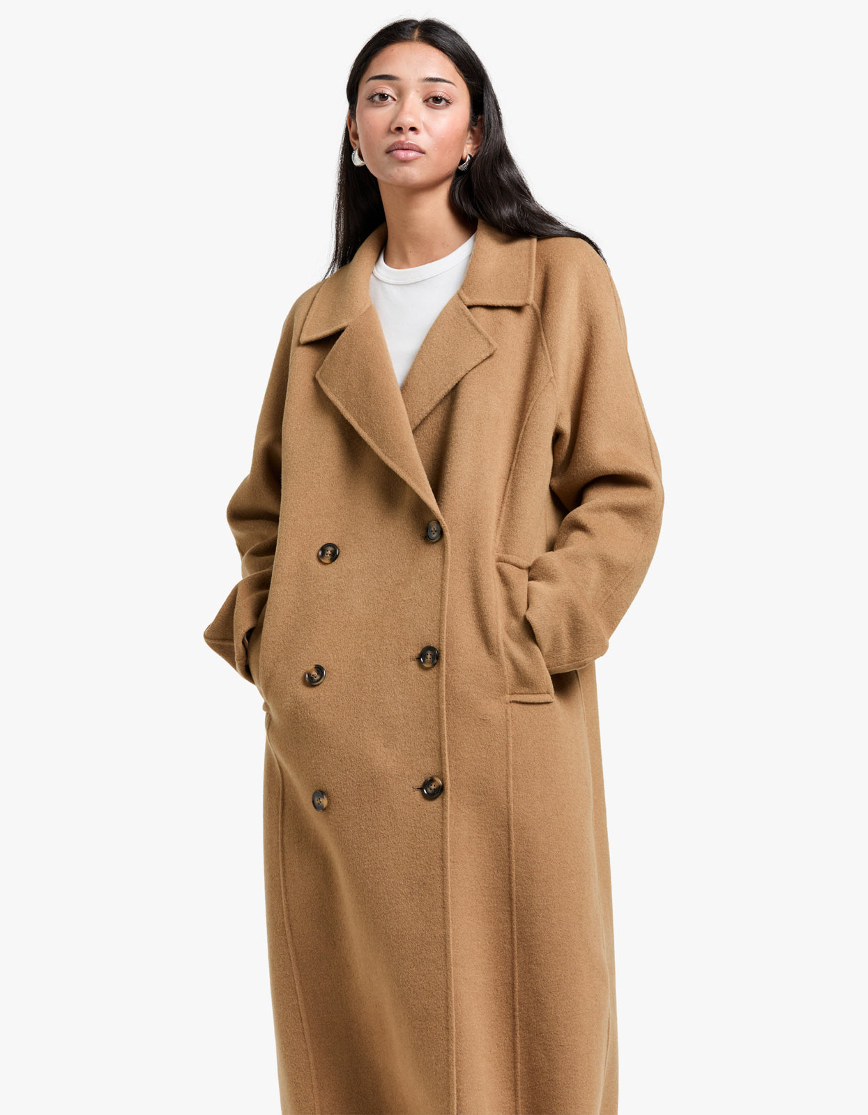 Matthews Wool Coat - Tan