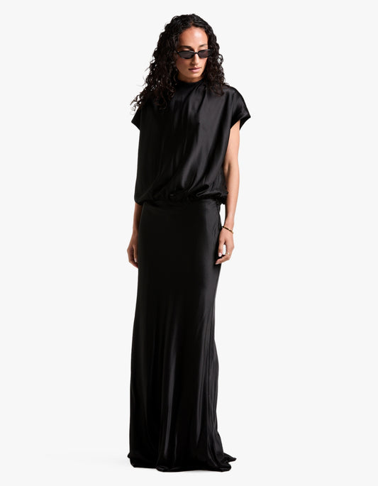 Malina Maxi Dress - Black