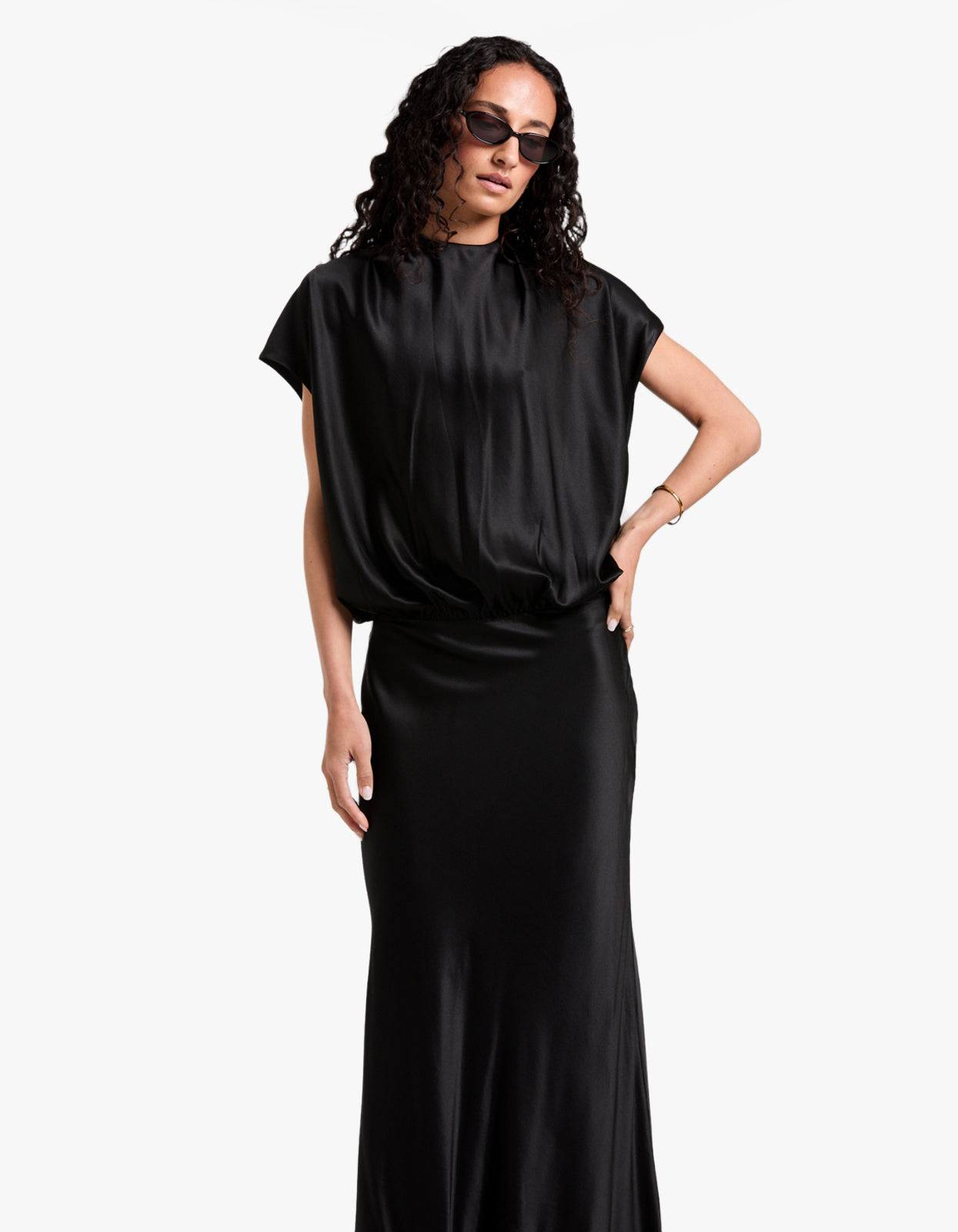 Malina Maxi Dress - Black