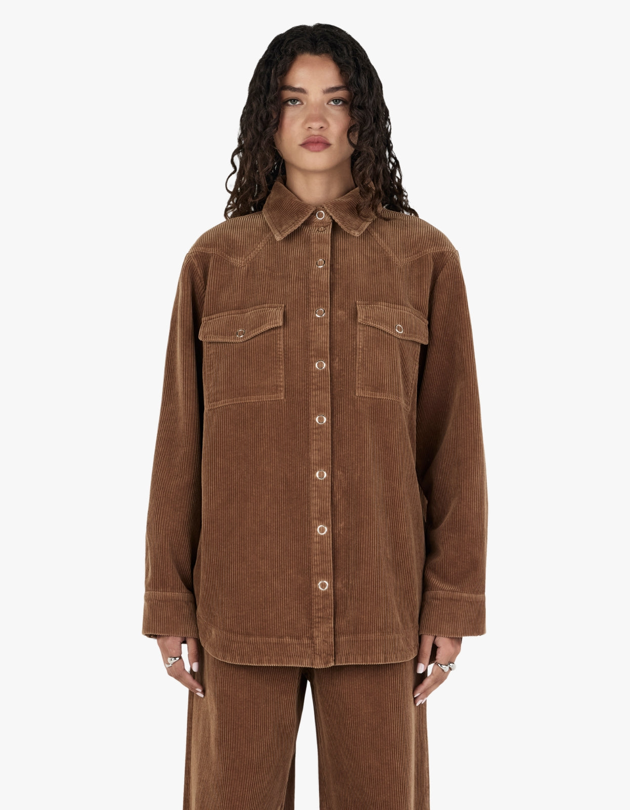Jackson Cord Shirt - Tan