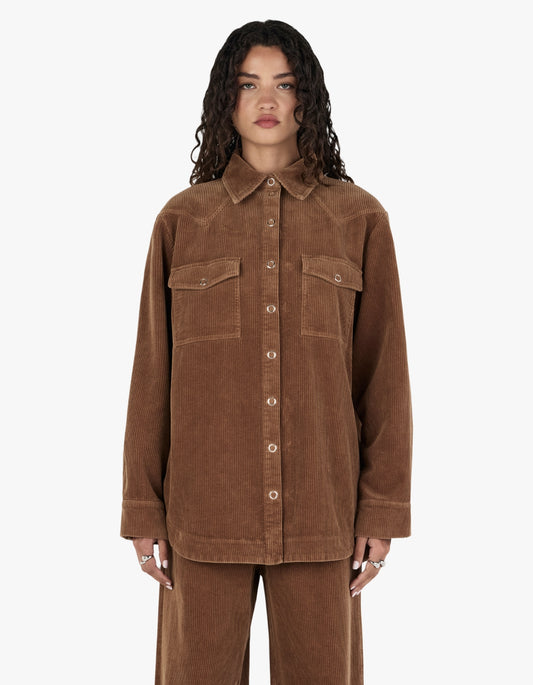 Jackson Cord Shirt - Tan