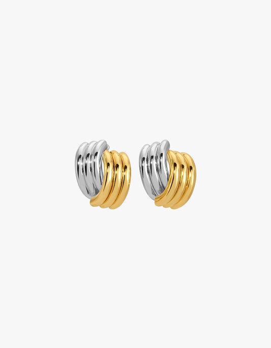 Clove Earrings - Mixed Metal