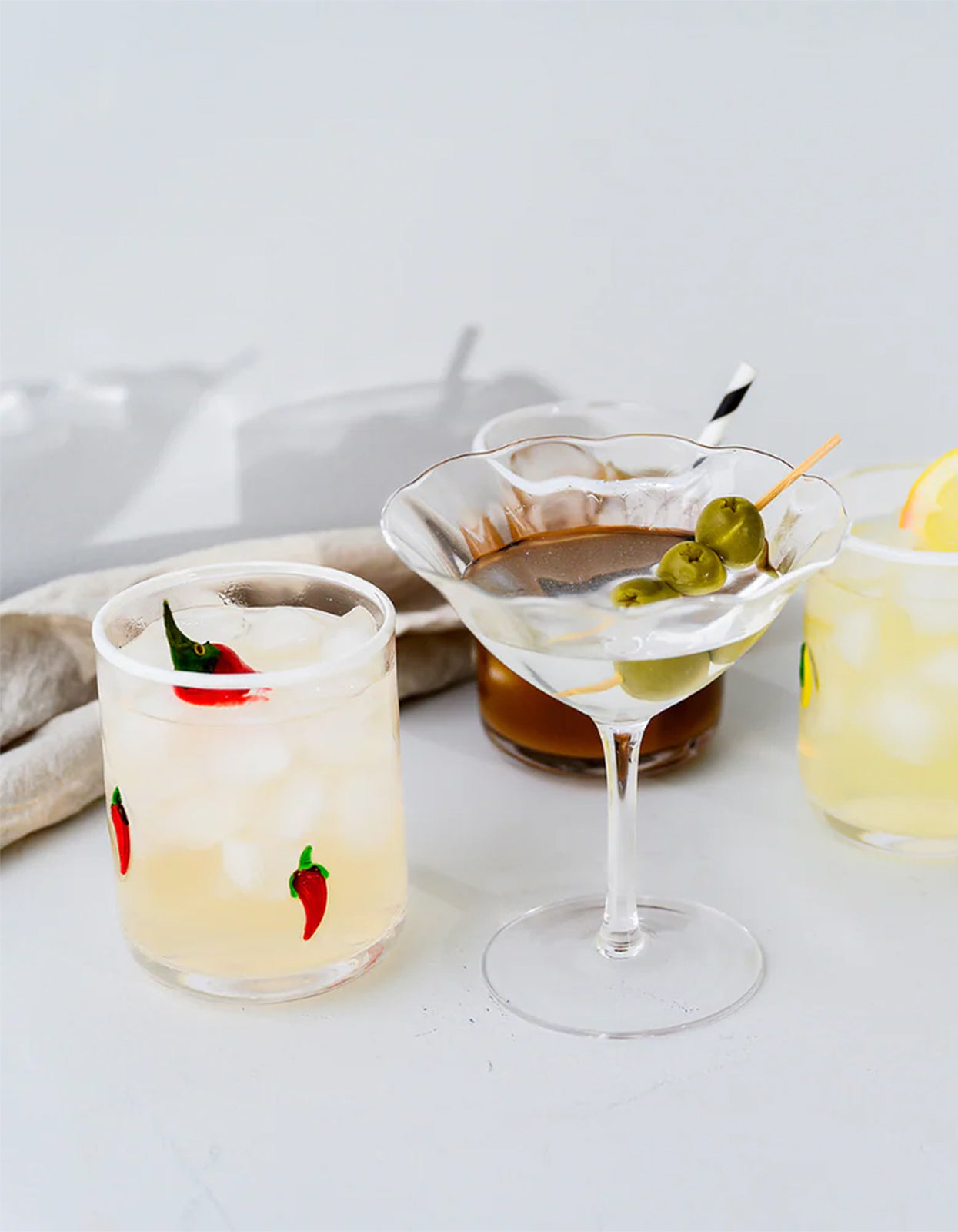 Chilli Icon Glass Set Of 4 - Chilli