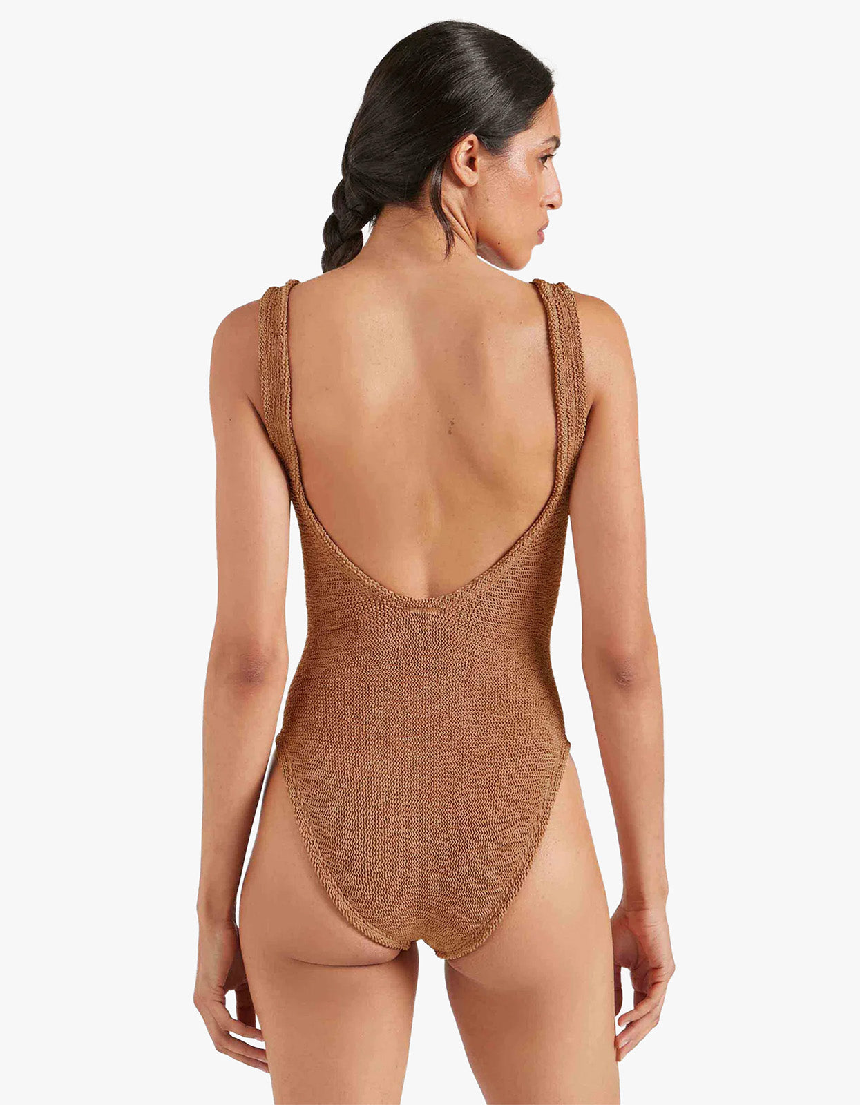 Sadie Swimsuit - Metallic Cocoa