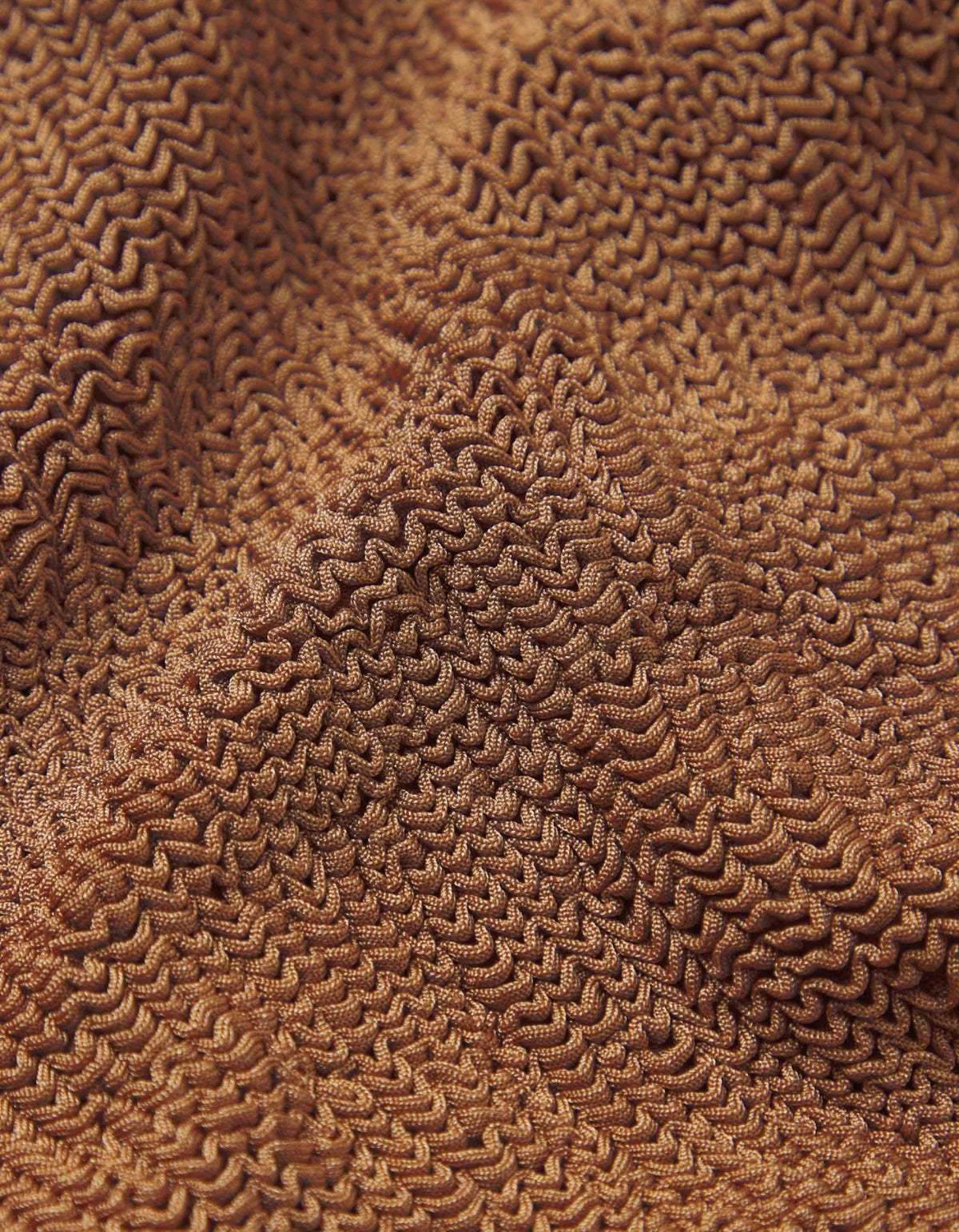 Square Neck Swimsuit - Metallic Cocoa