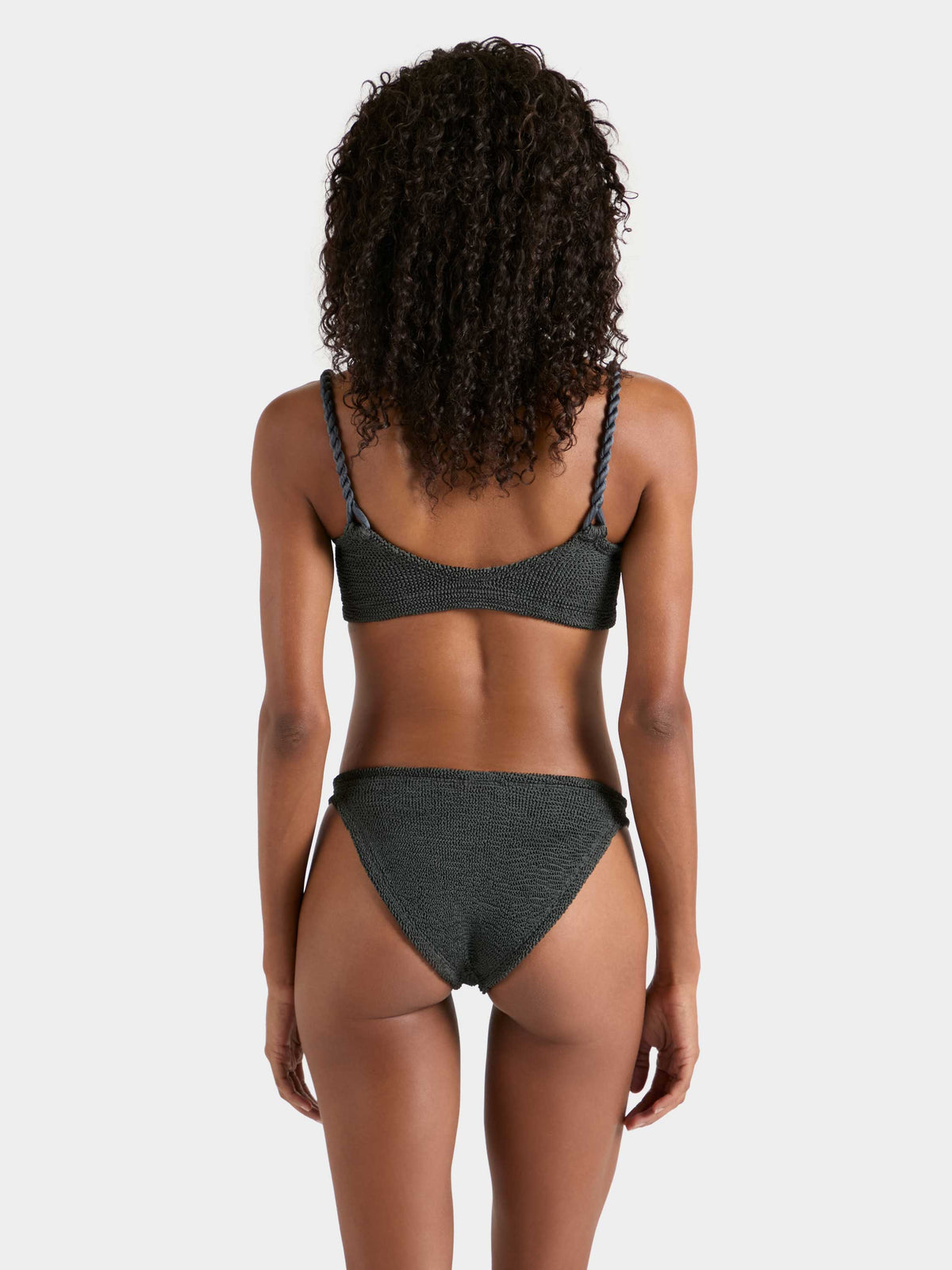 Phoebe Underband Bikini - Metallic Graphite