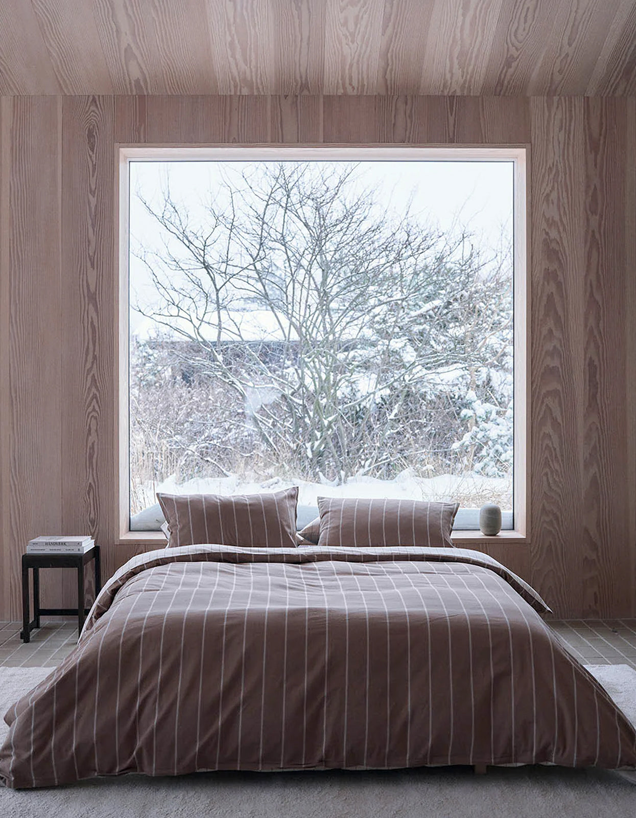Quilt Cover - Caramel/Cream