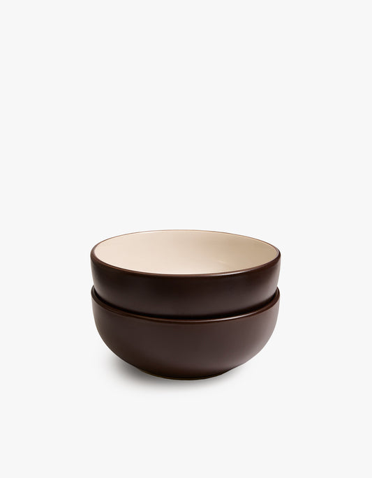 Breakfast Bowl 2 Pack - Espresso