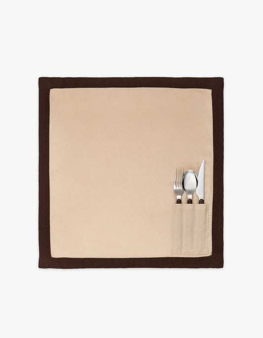 Napkin 4 Pack - Espresso