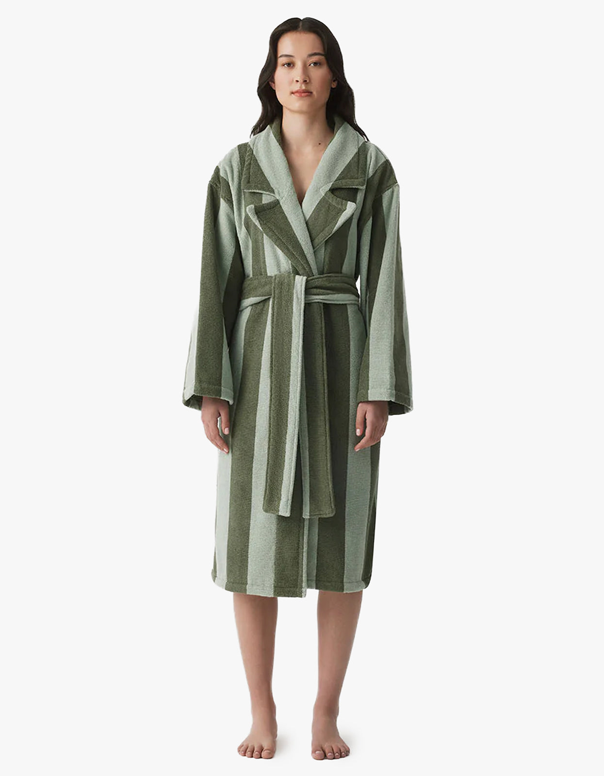 Peppermint Stripes Robe