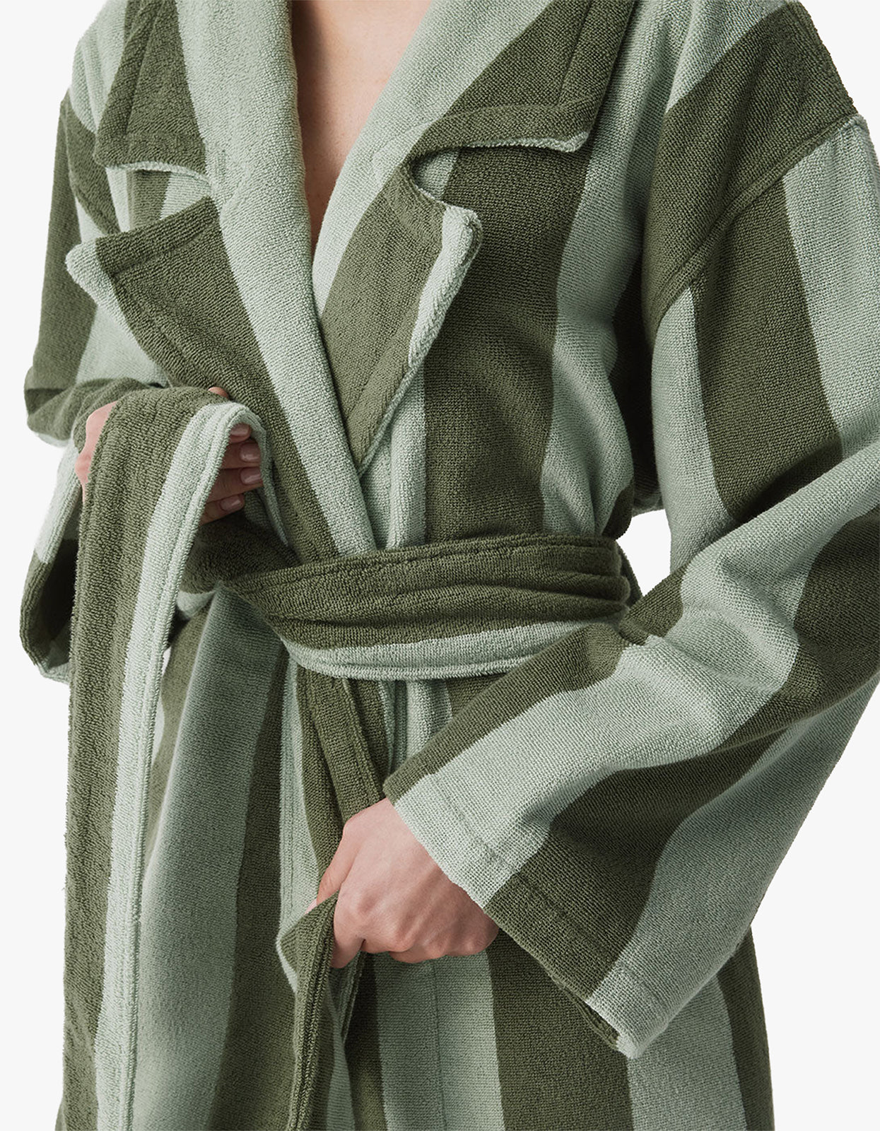 Peppermint Stripes Robe