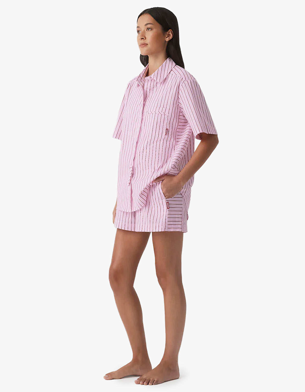 Short Sleeve Sleep Shirt - Poppy