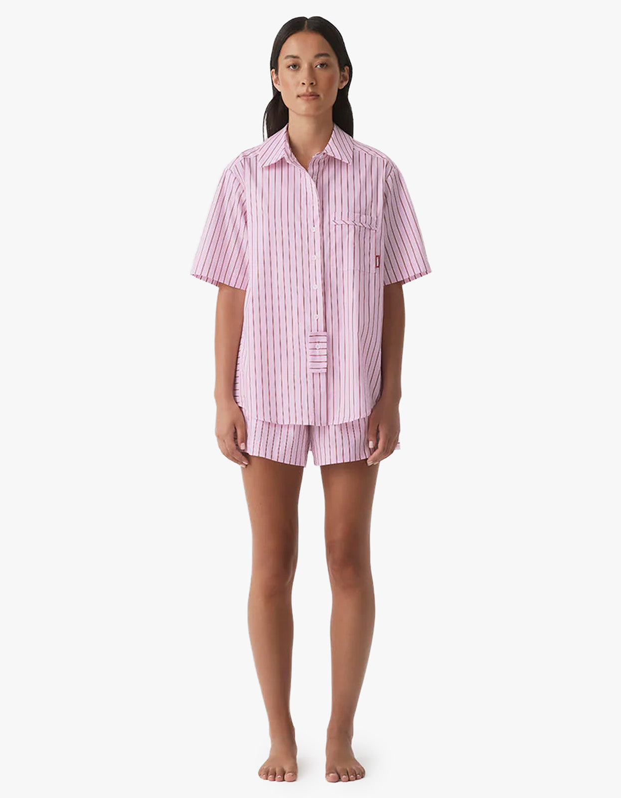 Short Sleeve Sleep Shirt - Poppy