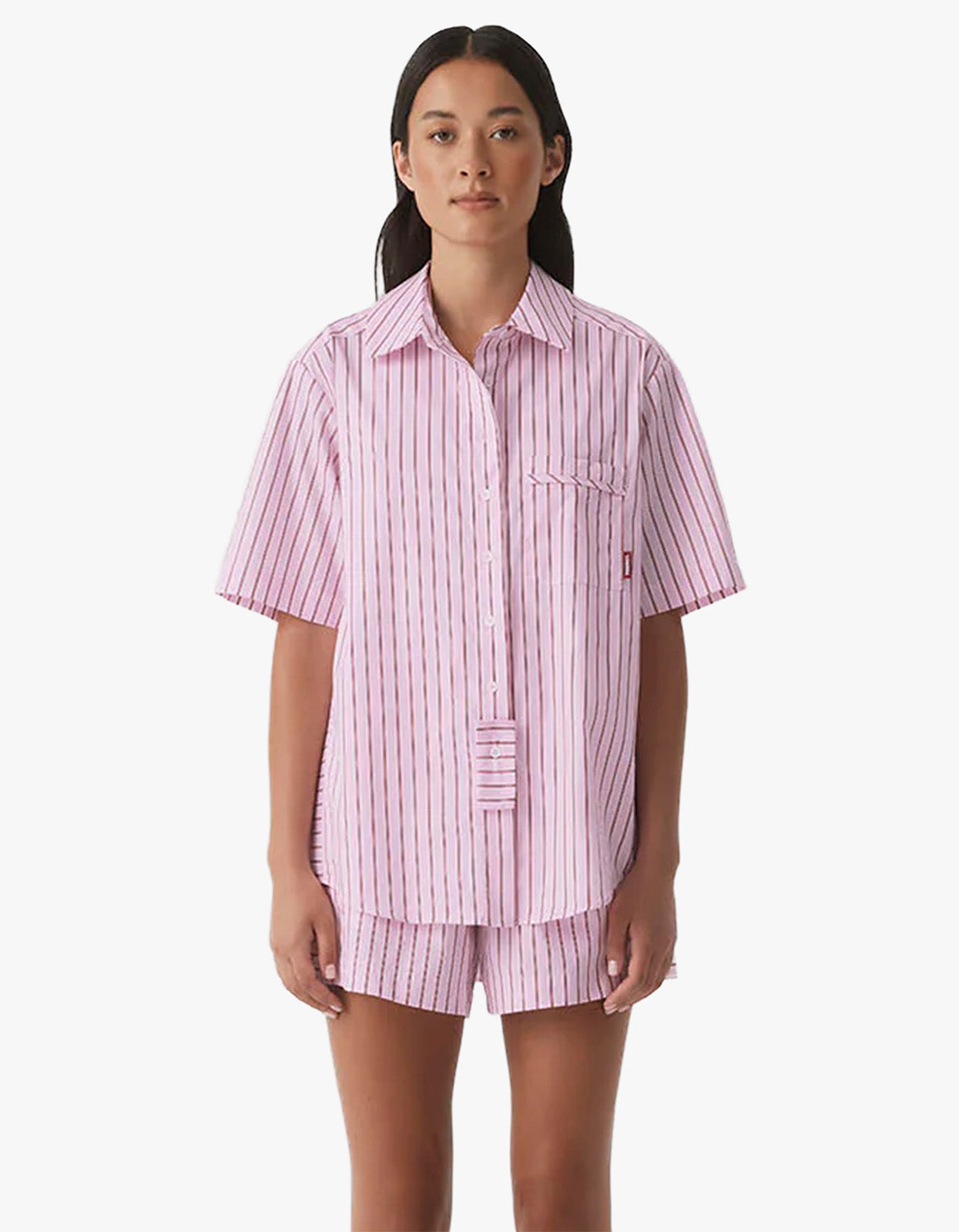 Short Sleeve Sleep Shirt - Poppy