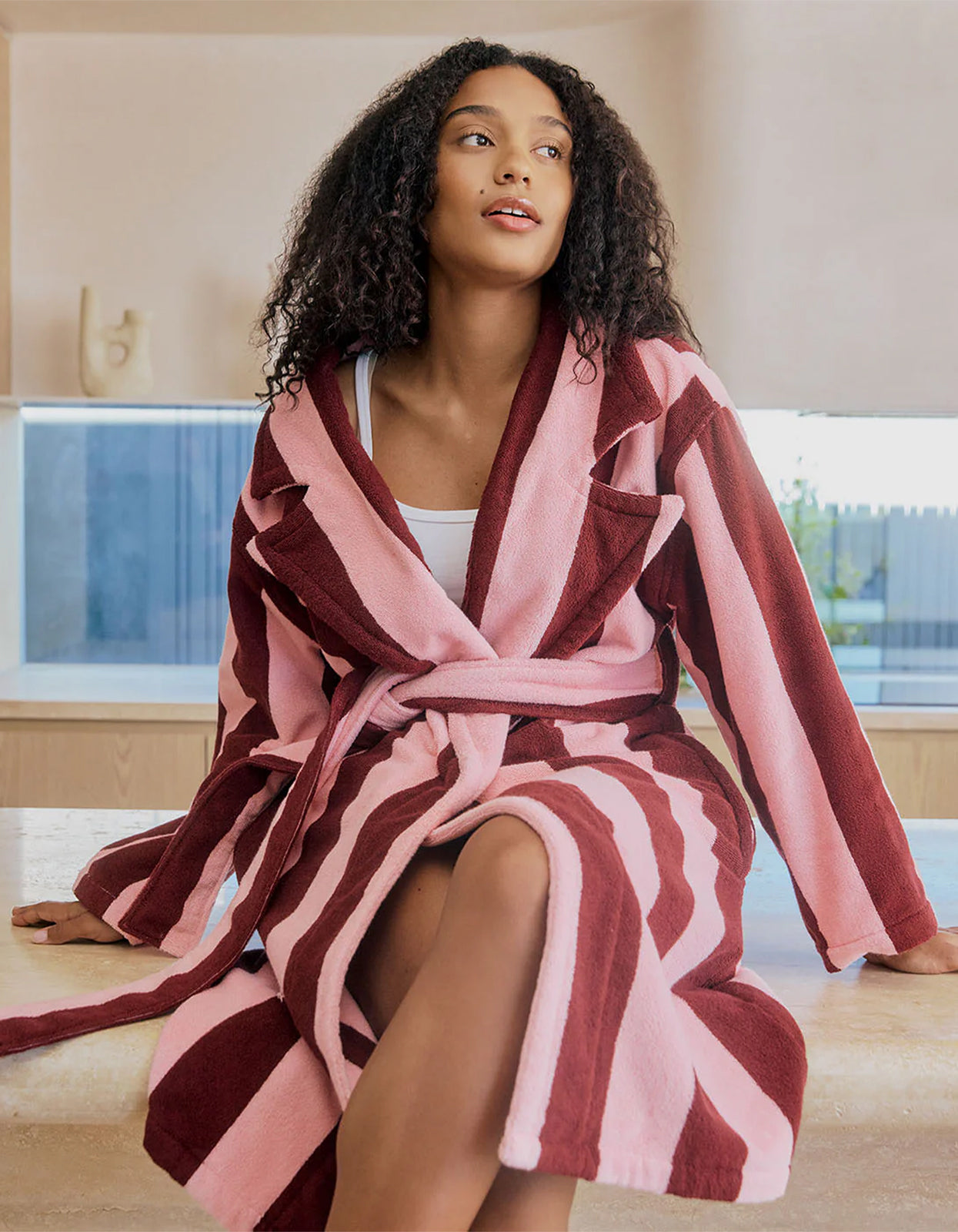 Rocky Road Stripes Robe