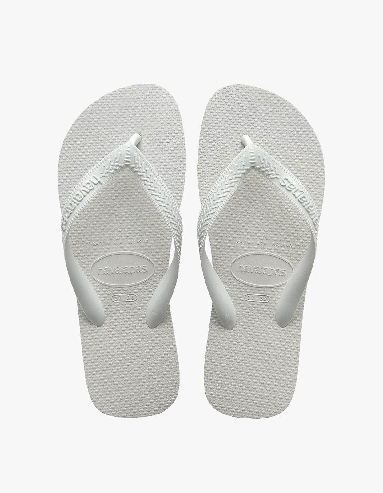 Mens Top Jandals - White